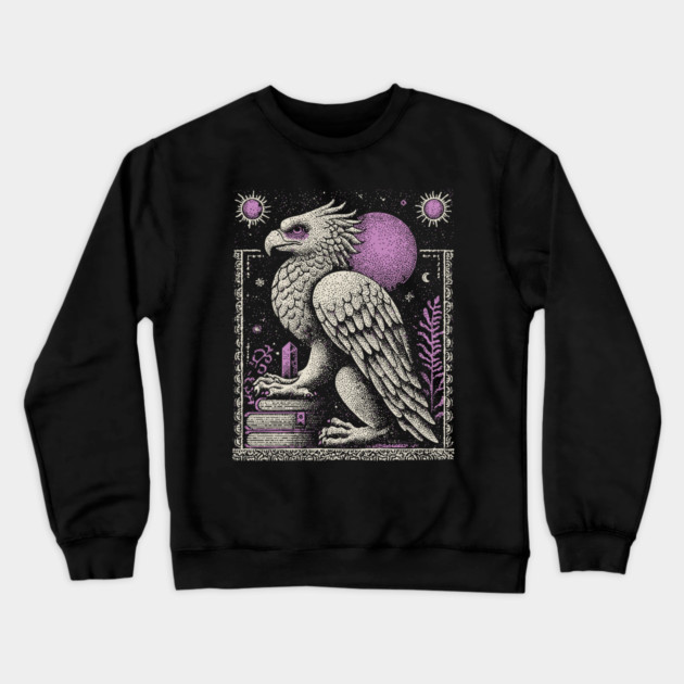 Mythical Griffin - The Guardian of Ancient Lore Crewneck Sweatshirt by TuncGK