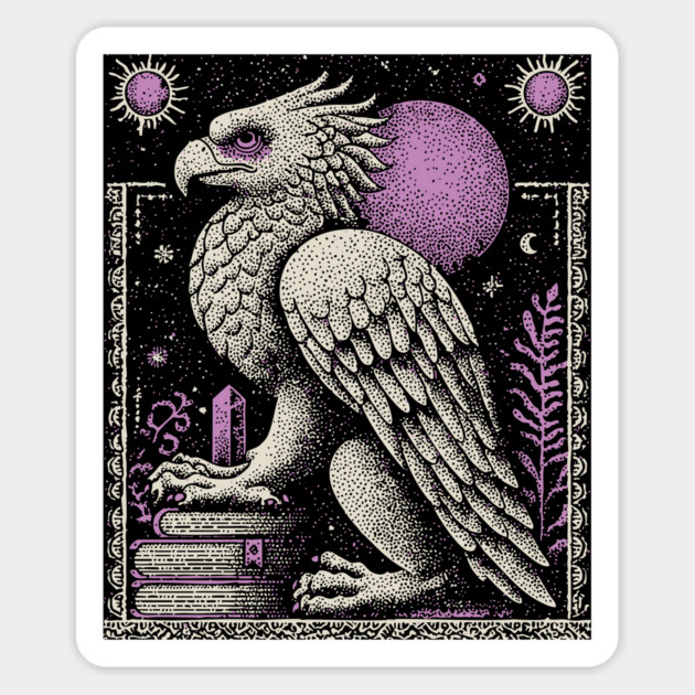 Mythical Griffin - The Guardian of Ancient Lore Magnet by TuncGK