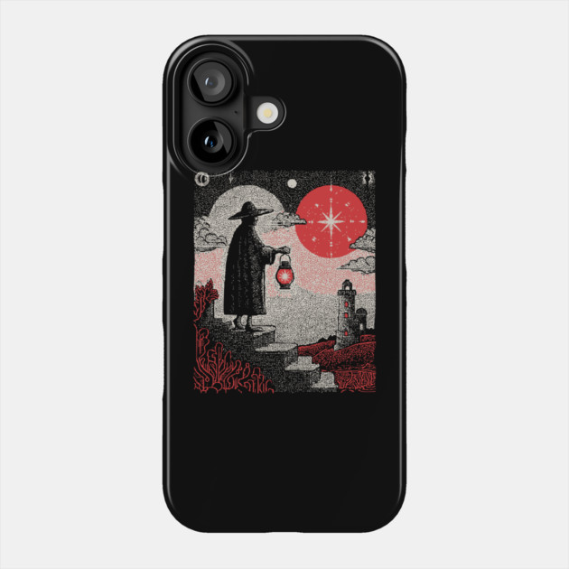 Tarot Hermit - The Seeker of Inner Light Phone Case by TuncGK