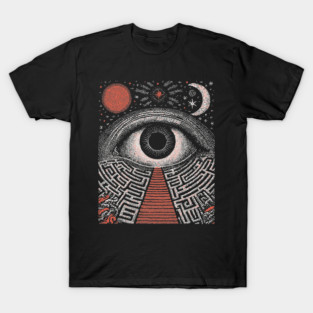 Surreal Eye - The Labyrinth of Consciousness T-Shirt