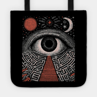 Surreal Eye - The Labyrinth of Consciousness Tote