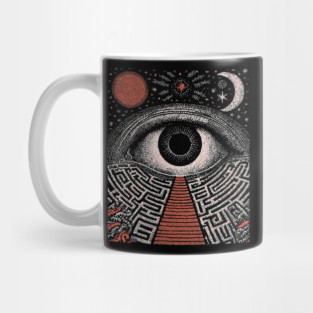 Surreal Eye - The Labyrinth of Consciousness Mug