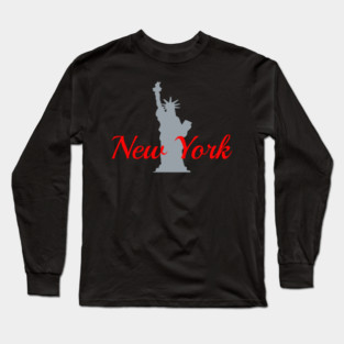 New York Liberty Collection – Retro City Classic Long Sleeve T-Shirt