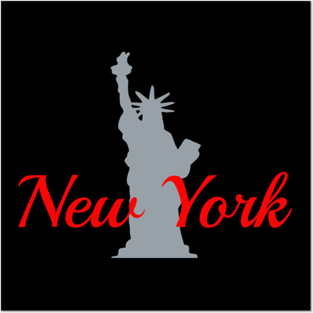 New York Liberty Collection – Retro City Classic Wall Art by DonWillisJrArt