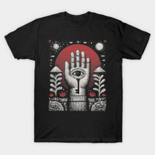 Esoteric Hamsa - The Key to Divine Protection T-Shirt