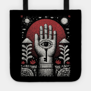 Esoteric Hamsa - The Key to Divine Protection Tote