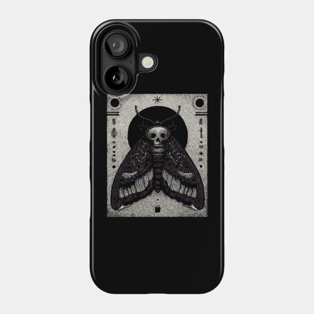 Gothic Hawkmoth - The Occult Messenger Phone Case by TuncGK
