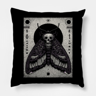 Gothic Hawkmoth - The Occult Messenger Pillow
