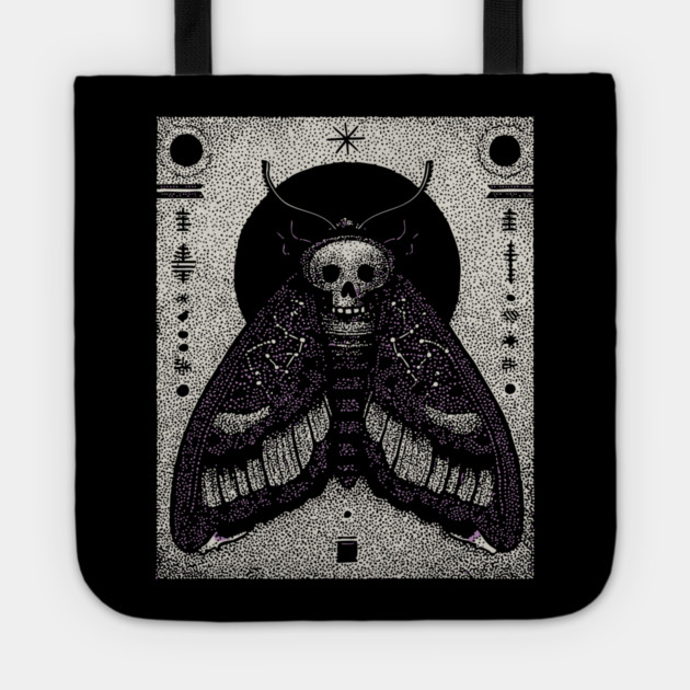 Gothic Hawkmoth - The Occult Messenger Tote by TuncGK