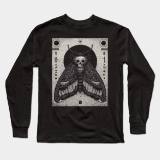 Gothic Hawkmoth - The Occult Messenger Long Sleeve T-Shirt