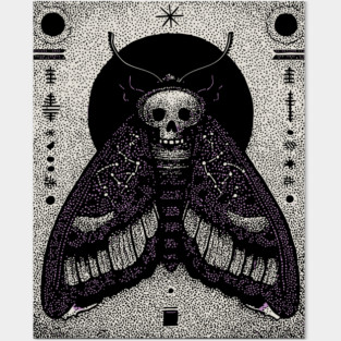 Gothic Hawkmoth - The Occult Messenger Posters and Art