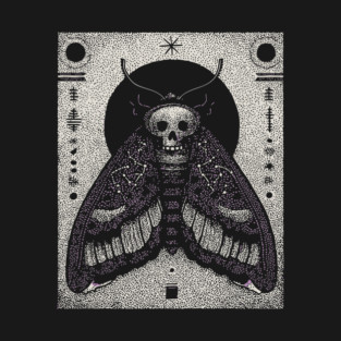 Gothic Hawkmoth - The Occult Messenger T-Shirt