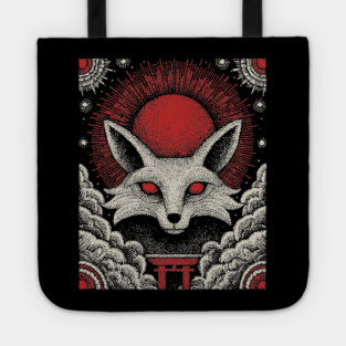 Mystical Kitsune - The Nine-Tailed Fox Spirit Tote