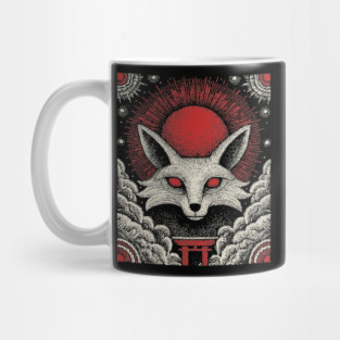 Mystical Kitsune - The Nine-Tailed Fox Spirit Mug