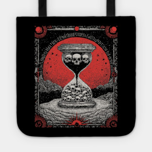 Macabre Hourglass - The Sands of Mortality Tote