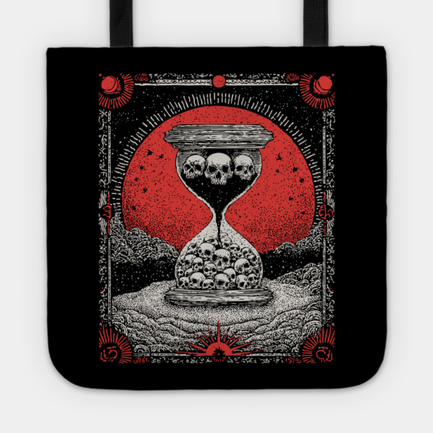 Macabre Hourglass - The Sands of Mortality Tote by TuncGK