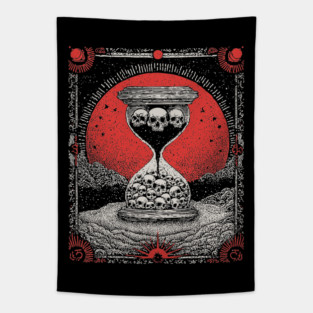 Macabre Hourglass - The Sands of Mortality Tapestry