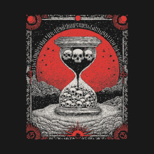 Macabre Hourglass - The Sands of Mortality T-Shirt