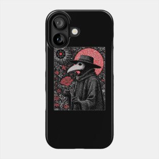 Gothic Plague Doctor - The Herald of Pestilence Phone Case