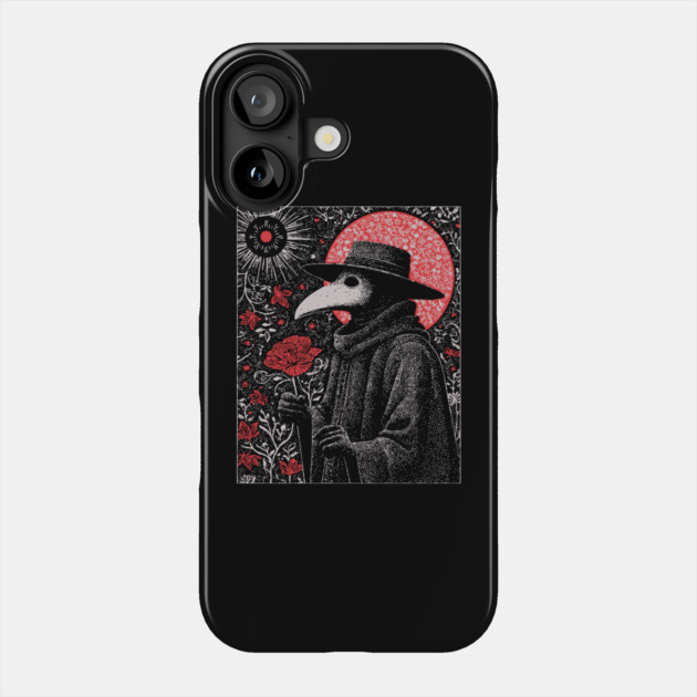 Gothic Plague Doctor - The Herald of Pestilence Phone Case by TuncGK