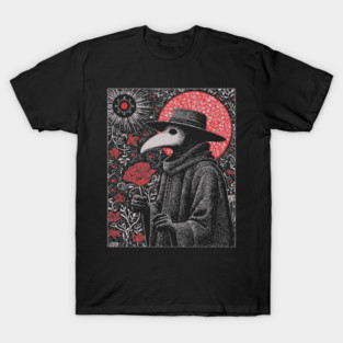 Gothic Plague Doctor - The Herald of Pestilence T-Shirt