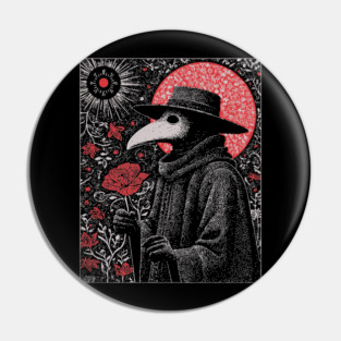 Gothic Plague Doctor - The Herald of Pestilence Pin