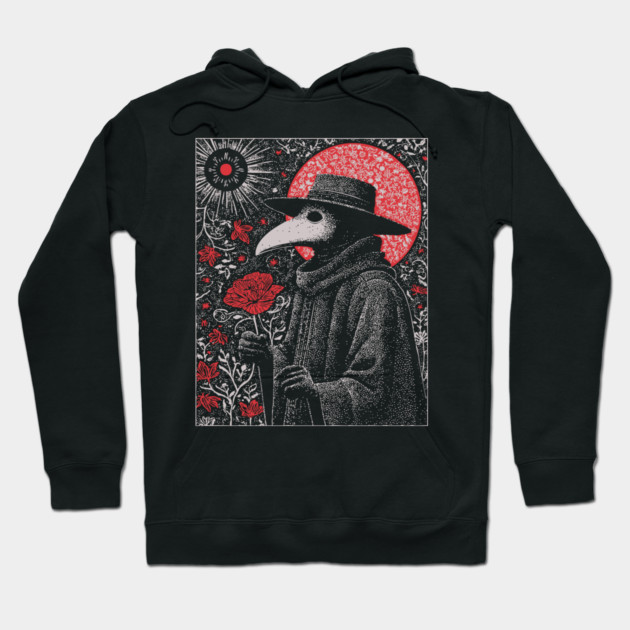 Gothic Plague Doctor - The Herald of Pestilence Hoodie by TuncGK