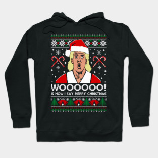 RIC Flair Ugly Christmas Sweater Hoodie