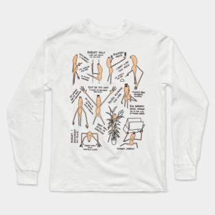 Marcus The Worm Meme Brain rot VRchat Long Sleeve T-Shirt