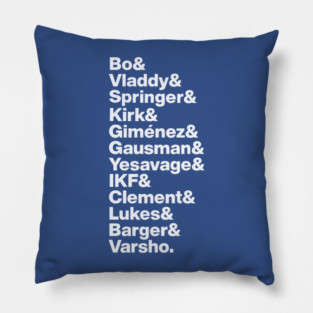 Blue Jays Player – Toronto Baseball Modernist Graphic Tee for Fans Pillow