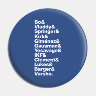 Blue Jays Player – Toronto Baseball Modernist Graphic Tee for Fans Pin