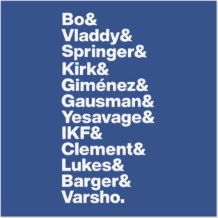 Blue Jays Player – Toronto Baseball Modernist Graphic Tee for Fans Posters and Art