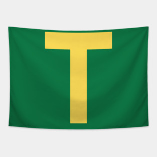 Letter T Costume Funny Matching halloween Group Tapestry