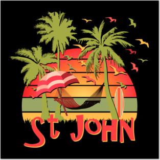 St John Posters and Art
