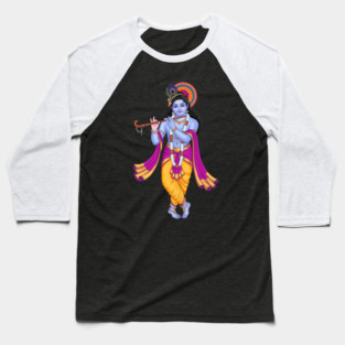 Krishna Hindu God Indian Deity Baseball T-Shirt
