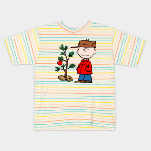 charlie brown on christmas Kids T-Shirt