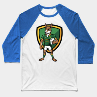 Springbok Rugby Mascot South Africa Baseball T-Shirt