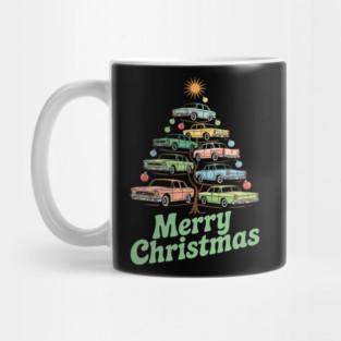Car Lovers Christmas Tree Mug