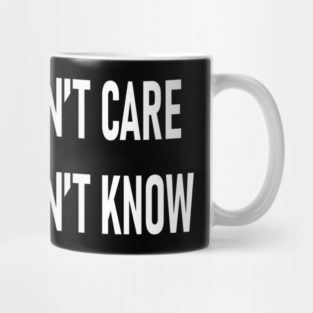 50% I Don't Care 50% I Don't Know Cynical Attitude by Anticorporati