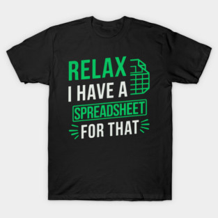 5S Spreadsheet Spreadsheets (38) T-Shirt