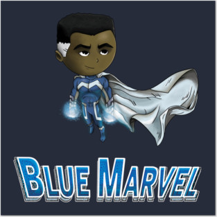 The Blue Marvel Posters and Art