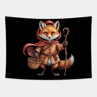 Fairycore Fox Tapestry