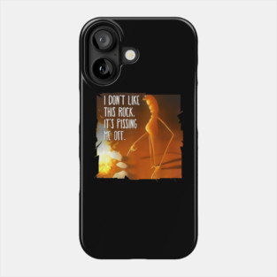 Marcus The Worm I Don't Like This Rock - The Worm Phone Case