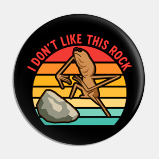 Marcus The Worm - I Don't Like This Rock, Marcus The Worm Pin