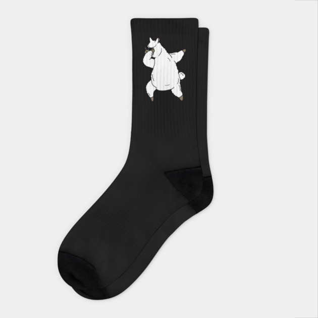 Funny Dabbin Llama Alpaca Dance Socks by logiamerch