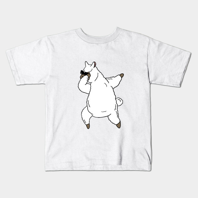 Funny Dabbin Llama Alpaca Dance Kids T-Shirt by logiamerch
