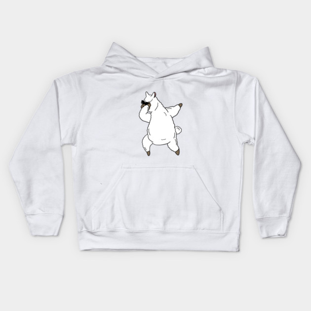 Funny Dabbin Llama Alpaca Dance Kids Hoodie by logiamerch
