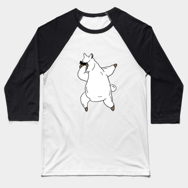 Funny Dabbin Llama Alpaca Dance Baseball T-Shirt by logiamerch