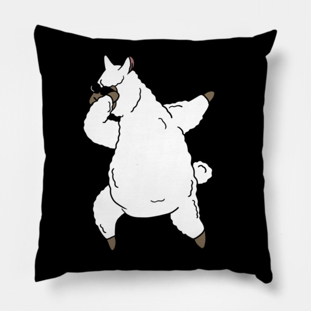 Funny Dabbin Llama Alpaca Dance Pillow by logiamerch