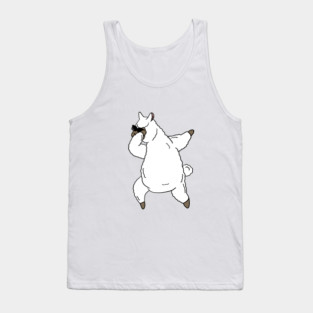 Funny Dabbin Llama Alpaca Dance Tank Top